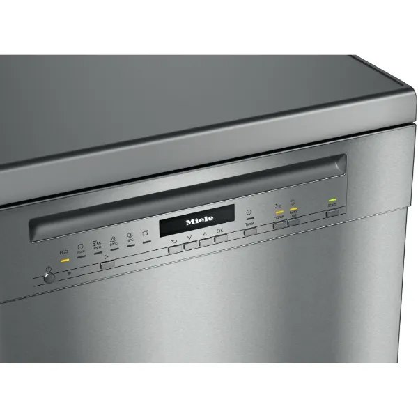 Miele G7040 SC AutoDos Freestanding Dishwasher in Clean Steel