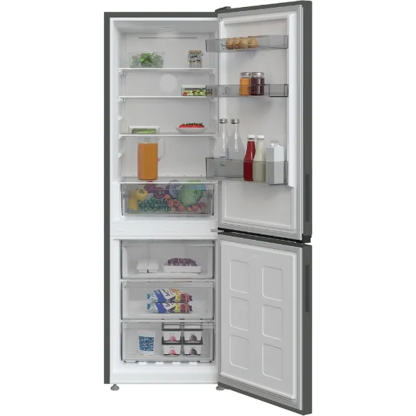 Indesit INK21411G4UK 60cm Total No Frost 60/40 Fridge Freezer in Graphite