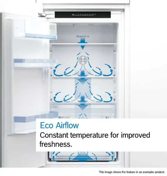 Bosch KBN96NSE1G Series 2 Integrated 70/30 Fridge Freezer 