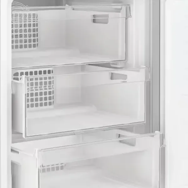 Indesit IKNH1261S4UK 55cm No Frost 50/50 Fridge Freezer in Silver