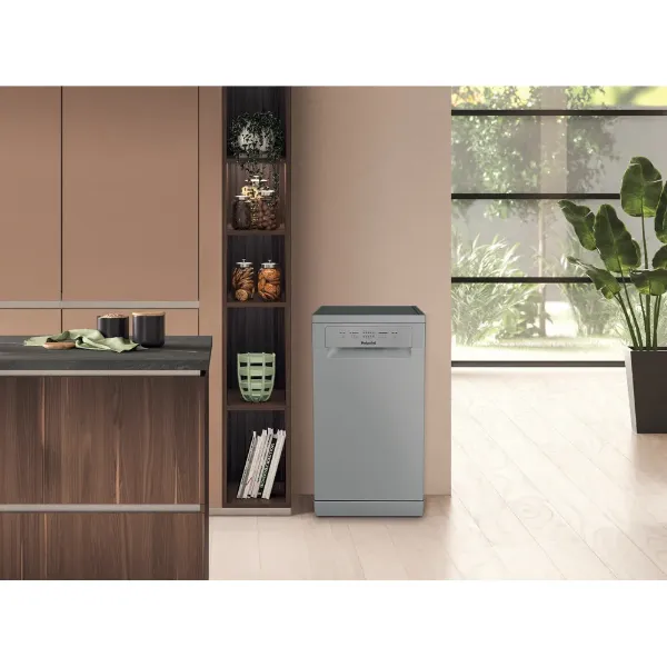 Hotpoint HP2FE10CS90SUK Slimline Dishwasher 10 Place Grey