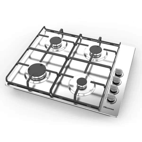 Hisense GM642XHS 60cm Gas Hob - Stainless Steel