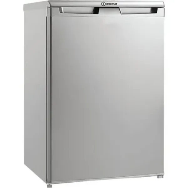 Indesit I55V1112SUK 55cm Low Frost Under Counter Fridge with Ice Box in Silver