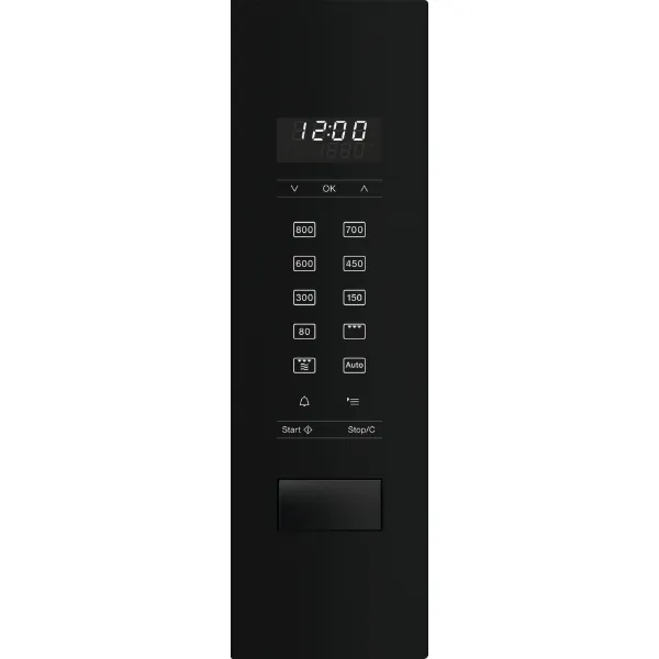 Miele M2234SC Built-In Microwave with Grill in Obsidian Black