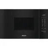 Miele M2234SC Built-In Microwave with Grill in Obsidian Black