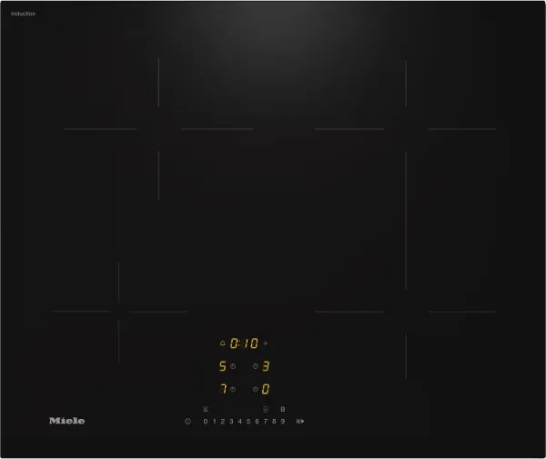 Miele KM7363FL 60cm 4 Zone Induction Hob in Black