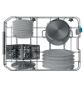 Indesit DSIO 3T224 E Z UK N Integrated Slimline Dishwasher with 10 Place Settings in Silver