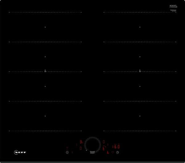 Neff T66FHX4L0 N70 60cm Induction Hob in Black