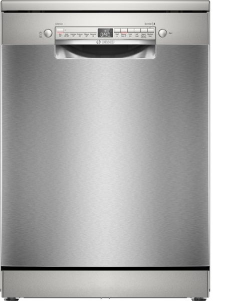 Bosch SMS2HVI67G Freestanding Dishwasher In Silver Inox