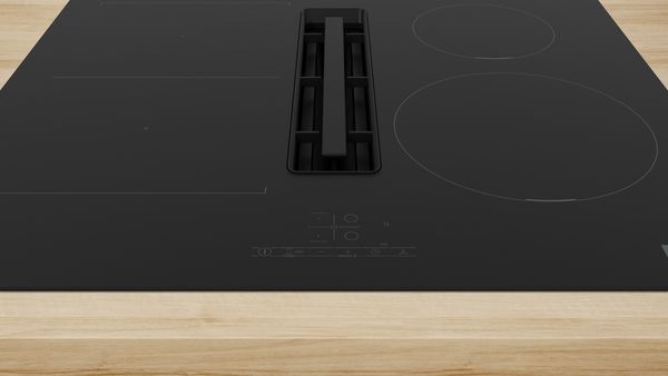 Bosch PVS611B16E 60cm Induction Hob with Integrated Ventilation System in Black
