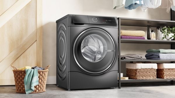 Bosch WNC254ARGB Series 8 10.5kg Wash 6kg Dry 1400 Spin Washer Dryer in Cast Iron Grey