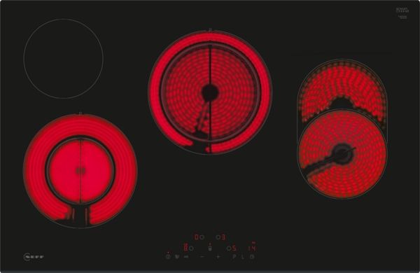 Neff T18FDH9L 80cm Electric Hob in Black