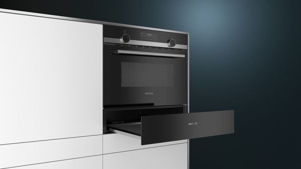 Siemens BI510CNR0B Built-in Warming Drawer in Black