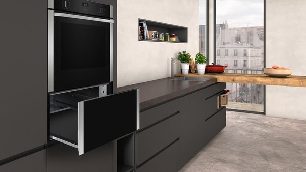 Neff N1AHA02N0B Built In Warming Drawer In Stainless Steel