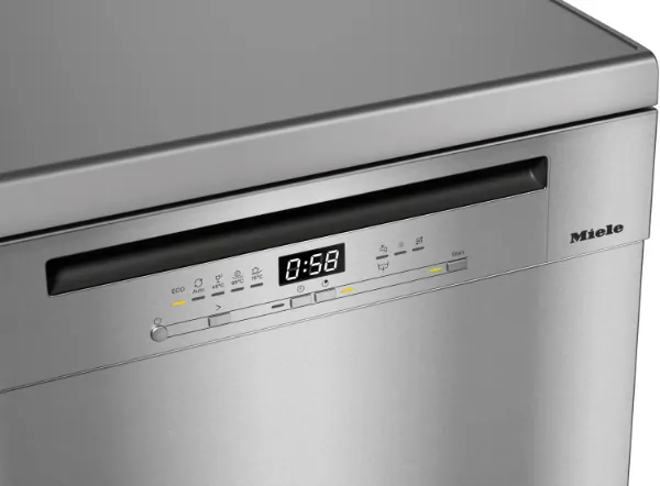 Miele G5811SC CLST Freestanding Dishwasher in Clean Steel
