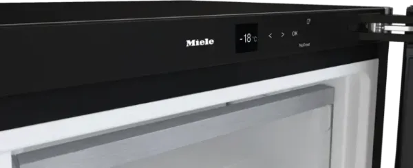 Miele FNS4782D_BST Freestanding Tall Freezer in Black Steel