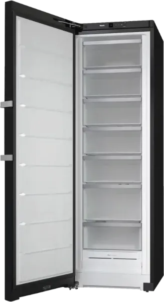 Miele FNS4782D_BST Freestanding Tall Freezer in Black Steel