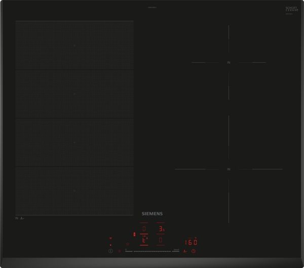 Siemens EX651HEC1E 60cm iQ700 Induction Hob in Black