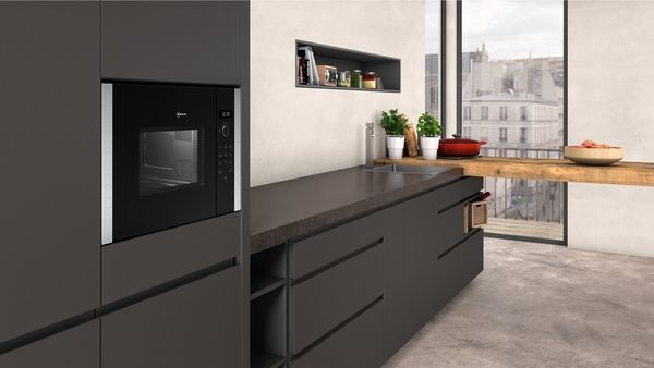 Neff HLAWD23N0B Built In Microwave Oven Black