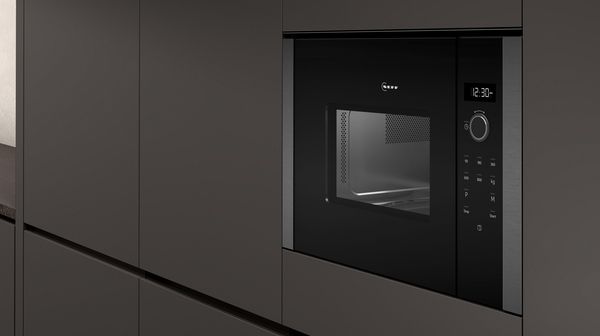 Neff HLAWD23N0B Built In Microwave Oven Black