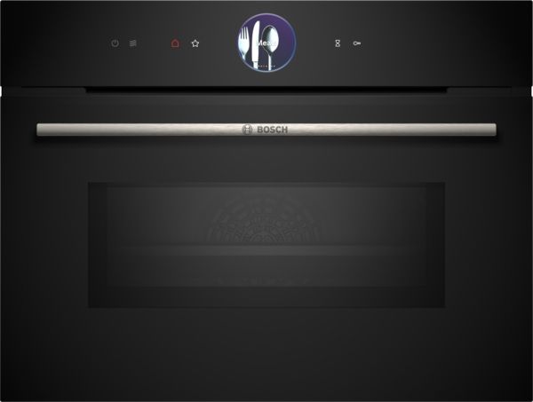 Bosch CMG7361B1B Built In Compact Oven With Microwave Function In Black