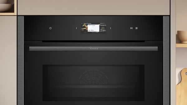 Neff C24MS71G0B Built In Compact oven With Microwave Function In Graphite