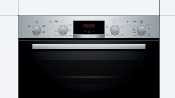 Bosch MHA133BR0B Built In Double Oven In Stainless Steel