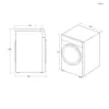 Hoover HLEV9DG-80 9kg Vented Tumble Dryer - White