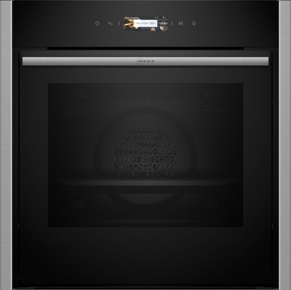 Neff B54CR31N0B Built In Single Electric Oven in Stainless steel with Slide & Hide®
