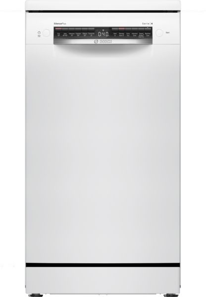 Bosch SPS4HMW49G Freestanding Dishwasher In White