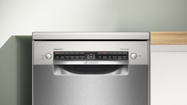 Bosch SPS4HMI49G 45cm Freestanding Dishwasher in Brushed Steel Anti-Fingerprint