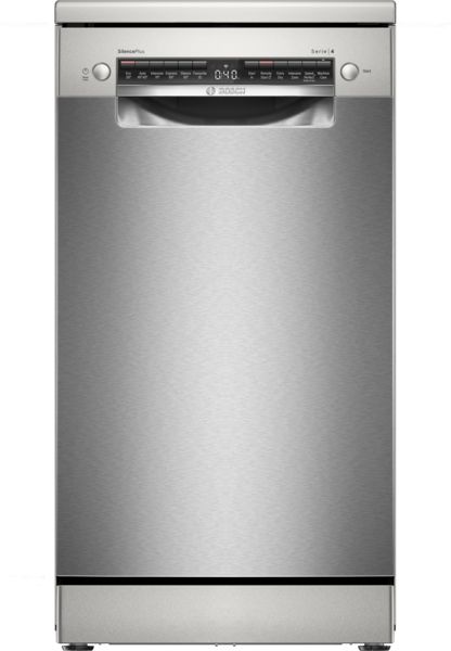 Bosch SPS4HMI49G 45cm Freestanding Dishwasher in Brushed Steel Anti-Fingerprint