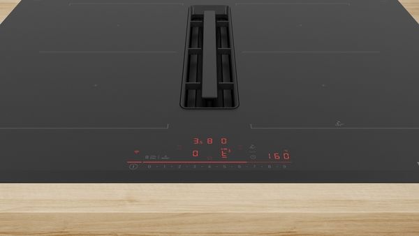 Bosch PVQ731H26E Induction hob with integrated ventilation system Black