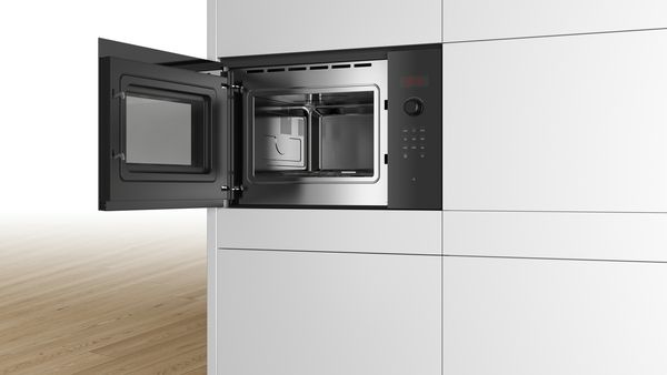 Bosch BFL523MB0B Series 4 Built-in Microwave Oven in Black