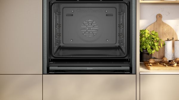 Neff B64CS51G0B Built In Single Electric Oven Graphite with Slide & Hide®