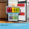 Fridgemaster MTM48120ES 70/30 Fridge Freezer - Silver
