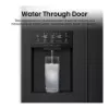 Hisense RQ5P470SYFD Total No Frost American Fridge Freezer - Black