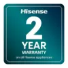 Hisense RQ5P470SYFD Total No Frost American Fridge Freezer - Black