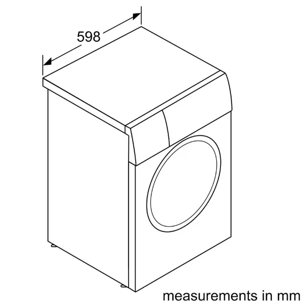 Bosch WAN28255GB 9kg 1400 Spin Washing Machine - White