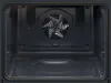 AEG GX7PB63FSB 59.6cm Built In Electric Single Oven - Gloss Black with Steel Trim