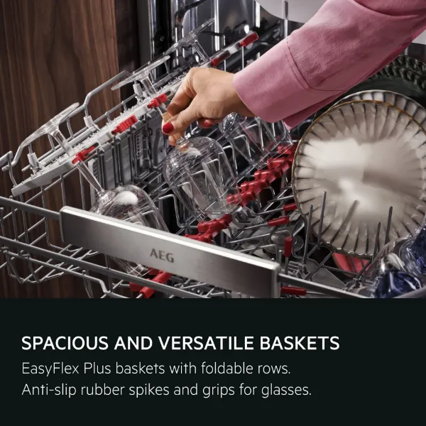 AEG GI8200A2TU 8000 Series Full Size Integrated WiFi Enabled Dishwasher