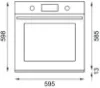 Bertazzoni FPRO6117CTX3 Professional Series 60cm Pyrolytic Built-In Oven with Steam in Stainless Steel