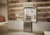 Haier HTW5618EWMG 60/40 Fridge Freezer - Silver