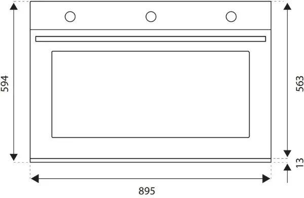Bertazzoni F909PROEKN Professional Series 90cm Electric Built-In Oven in Carbon