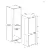 Haier HBW7518CTK Built In 70/30 Combi Fridge Freezer