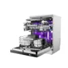 Haier XF 6B2M3BX-80 Dishwasher - Silver - 16 Place Settings