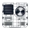 Haier XF 6B2M3BX-80 Dishwasher - Silver - 16 Place Settings