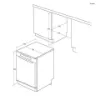 Haier XF 6B2M3BX-80 Dishwasher - Silver - 16 Place Settings