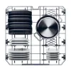 Haier XS 4A4M4BB-80 Built In Dishwasher - 14 Place Settings