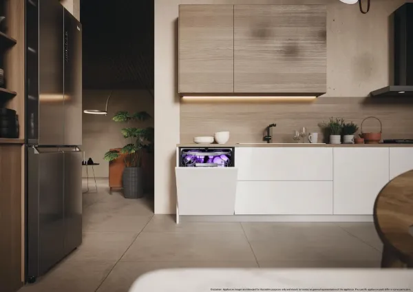 Haier XS 4A4M4BB-80 Built In Dishwasher - 14 Place Settings